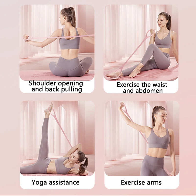 Yoga Fitness Elastic Rope Sili - Yoga Fitness Resistance Band ulasan dan harga